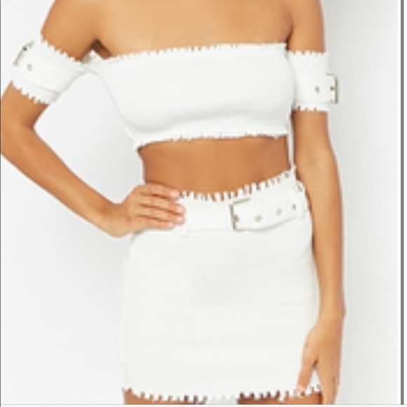 Dolls Kill Tops - White dolls kill sweet tooth set